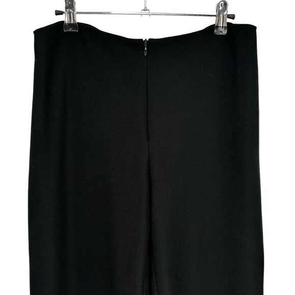 Joseph Ribkoff Zip Front Cropped Capris Pants Black Size 8 - Picture 3 of 9